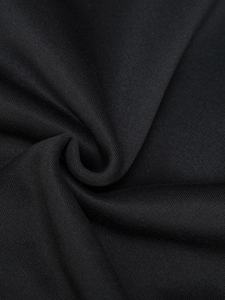 Sudadera con Capucha Negra Gótica Unisex de Alta Calidad, 100% Algodón, Estampado Tribal, Corte Holgado, Manga Regular, Tejido Transpirable, Otoño - Product Image 5