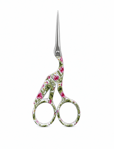 Ciseaux à broder vintage à motif floral, 4,5 pouces, en acier inoxydable, pointe aiguisée, pour travaux d'aiguille, couture, artisanat, OEM, DIY - Product Image 2