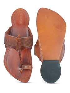 Women's Black Genuine <b>Leather</b> <b>Flip</b> <b>Flops</b> Slippers Handmade Brown Sandals Modern Flat Design Digital Printing MS Handicraft Model - Product Image 2