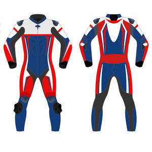 Traje de Motociclismo de Cuero Genuino, Talla Grande, Transpirable, Estampado, Impermeable, Protección de Alta Calidad, Personalizado - Product Image 1