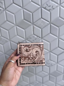Stylish New Designer Hand Tooled Leather <b>Long</b> Zipper Men's <b>Wallet</b> Hot Sale Fashion Brown Colour Cash Card Holder Gift for Him - Product Image 3