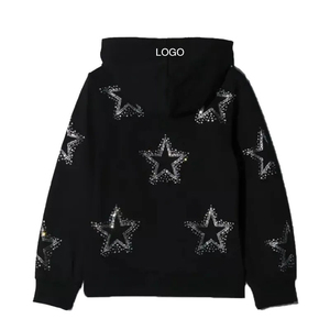 Derniers modèles de sweats à capuche pour hommes avec strass, nouvelle arrivée, design personnalisé, toutes les couleurs disponibles avec personnalisation OEM - Product Image 1
