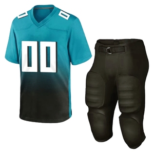 Custom Made <b>Man</b> Rugby Shirt and <b>Shorts</b> Kit Team Football Wear White Blue Design Long Sleeve - Product Image 4
