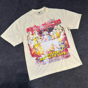 Camiseta de Gran Tamaño para Hombre, 100% Algodón, Lisa, Personalizada, Blanca, para Impresión, Tallas Grandes - Product Image 1