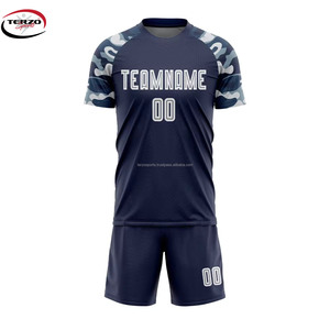 ชุดเสื้อฟุตบอลผ้าโพลีเอสเตอร์100% แบบสั่งทำแห้งเร็วชุดวัสดุซับลิเมตสำหรับผู้ใหญ่ - Product Image 6