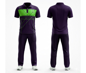 Uniforme de cricket sur mesure avec nom et numéro du joueur |   Vêtements de cricket pour hommes, femmes et jeunes, polo et pantalon, équipe complète - Product Image 1