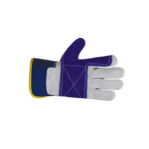 Nouvel article tendance : Gants de travail en cuir personnalisables à marque privée, résistants à la chaleur, respirants, les meilleurs gants de sécurité - Product Image 4