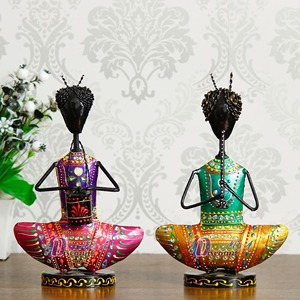 Figura Decorativa de Niña Bailando en Aluminio Fundido con Recubrimiento en Polvo, Esculturas Metálicas para Decoración del Hogar a Precio de Mayoreo - Product Image 6