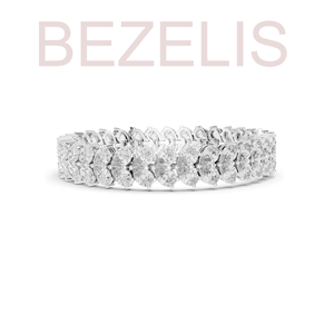 Preciosa Pulsera de Diamantes Creados en Laboratorio con Forma de Pera, Elaborada en Oro de Ley 14k, Elegante Brillo para Uso Diario - Product Image 5