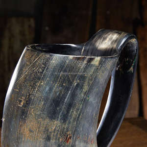 Jarra de Cerveza Vikinga Natural, Estilo Stein, de Gran Tamaño, Fabricada y Suministrada por un Fabricante Indio - Product Image 4