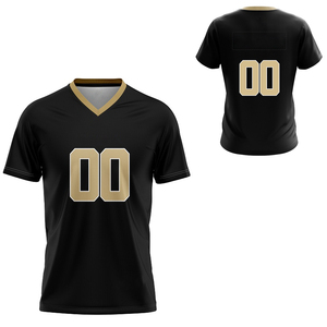 New Arrival 2025 Custom Printed American Football Jersey for Adult-Latest Design High Quality Breathable Short Sleeve Quick Dry - Product Image 6