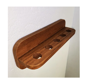 Customized Wood Toothbrush Holder <b>Stand</b> Wall Mounted <b>Hanger</b> For Bathroom Used Best Quality & Wholesale Product - Product Image 6