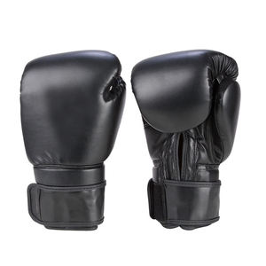 Customizable Breathable PU/PVC Leather Boxing <b>Gloves</b> <b>Moisture</b> Wicking Lace-Up Closure Private Label Custom Martial Arts Gear - Product Image 3