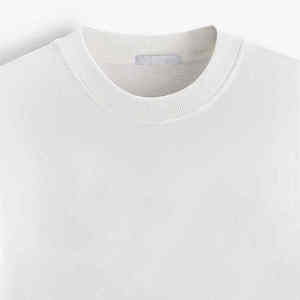 เสื้อยืดโอเวอร์ไซส์ขายส่งใหม่สำหรับผู้ชาย และเสื้อยืดไซส์ใหญ่แบบเรียบ สามารถสกรีนโลโก้ได้ คุณภาพสูง สำหรับทุกเพศ - Product Image 6