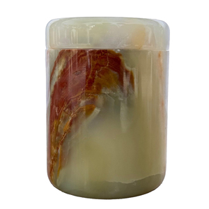Custom Crafted European Style Onyx and Marble Urn for Decorative Cremation Use Eco-Friendly Customizable Designs Wholesale - Product Image 3