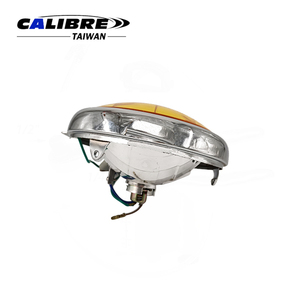 ไฟหน้ามอเตอร์ไซค์ไต้หวัน CALIBRE 5 นิ้ว แบบหลายรีเฟลกเตอร์ เลนส์เหลืองทรงเพชร ระดับ B สำหรับรถมอเตอร์ไซค์รุ่น Monkey - Product Image 3