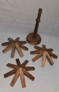 ที่รองแก้วไม้สไตล์อเมริกันฟรีไซส์ออกแบบได้ตามต้องการรูปทรงแปลกไม่เหมือนจริงเป็นมิตรกับสิ่งแวดล้อมสำหรับอาหารจานร้อนจำนวนมากจากอินเดีย - Product Image 2