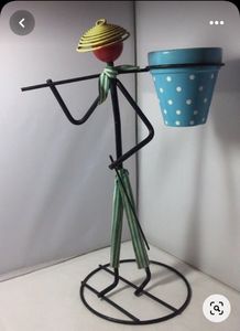 Wall Planters Round Metal Powder Coated Hanging <b>Bracket</b> <b>for</b> Garden Outdoor Use - Product Image 2