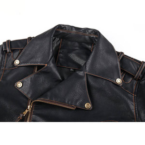 Men's Motorcycle Leather Jacket Motorbike Leather Jacket High Quality Biker Stylish Motorbike Men's Cowhide Leather Jacket - Product Image 2