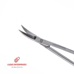 Tijeras para Cartílago Alar de 12 cm, Curvas, Instrumento Quirúrgico de Rinoplastia, Acero Inoxidable - Product Image 2