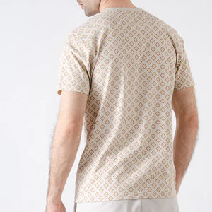 Servicio OEM, Camiseta de Lona Lisa de Manga Corta Casual para Hombre, Transpirable, Tallas Grandes, 100% Algodón, Alta Calidad, Mejor Precio - Product Image 5