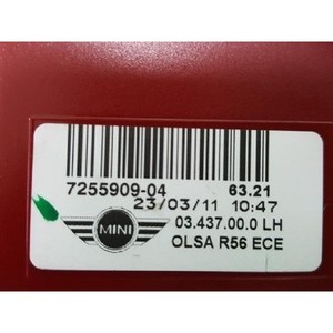Luz Trasera Izquierda Usada para Mini Hatch 725590904 - Product Image 2