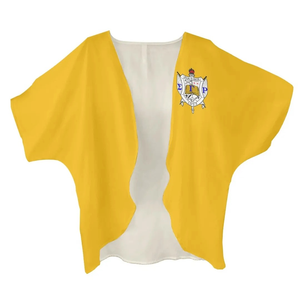 เสื้อแจ็คเก็ตชีฟอง Sigma Gamma Rho สำหรับผู้หญิง เสื้อคลุมบางเบา สไตล์กรีก สำหรับชมรมนักศึกษา แฟชั่นลำลอง แขนยาว แบบสั่งทำ - Product Image 3