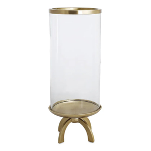 Porte-bougie en verre de qualité supérieure pour centre de table, nouveau design, forme ronde, porte-bougie et lanterne pour l'intérieur - Product Image 1