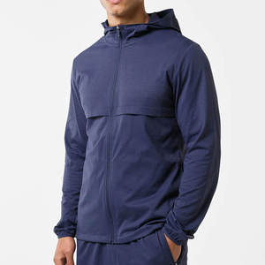 Sweat-shirt à capuche zippé personnalisé neuf pour homme, en coton, avec logo, pour marque de vêtements. Sweat-shirts et pulls à capuche pour homme. - Product Image 3