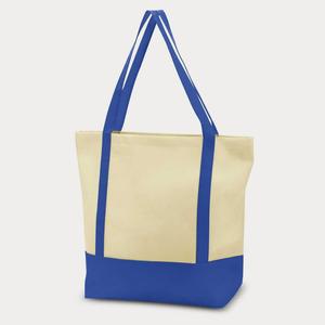 Rocky Road <b>Canvas</b> <b>Tote</b> Bag with Double Handles Medium Size Daily Use - Product Image 1