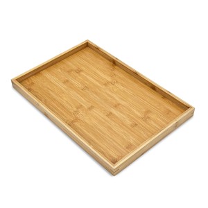 Assiettes carrées en bambou 10 pouces en gros |   Vaisselle jetable écologique - Product Image 1