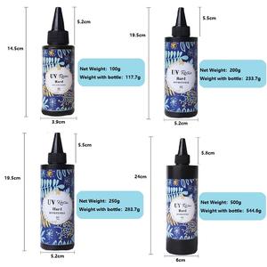 Résine époxy cristalline UV à faible odeur, haute transparence, anti-jaunissement pour loisirs créatifs, résine créative, résine époxy souple, durcissable aux UV - Product Image 6