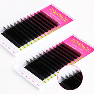 Extension de cils personnalisée en forme de W 3D 4D 5D 6D 8D W Fans Extensions de cils Lumière douce naturelle Full TDANCE W Lashes - Product Image 4