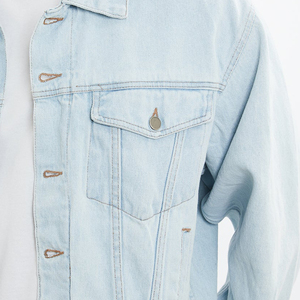 Vestes en jean pour hommes pas chères, vente en gros de vestes en jean pour hommes avec broderie personnalisée, vestes en jean pour hommes - Product Image 4