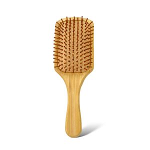 Premium Bamboo Paddle Hair <b>Brush</b> Eco Friendly Wooden Hair <b>Brush</b> for Daily Hair Care and Professional Grooming - Product Image 2