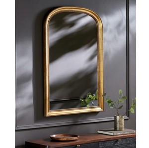 Modern Arch Wall <b>Mirror</b> – Luxury Gold <b>Frame</b> Decorative <b>Mirror</b> for Entryway, Bathroom & Interior Decor - Product Image 1