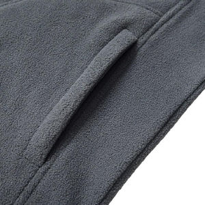 Veste polaire Sherpa pour hommes lourds Logo personnalisé coupe-vent chaud manteau d'hiver support fermeture éclair complète toile poche plaquée personnalisable - Product Image 6