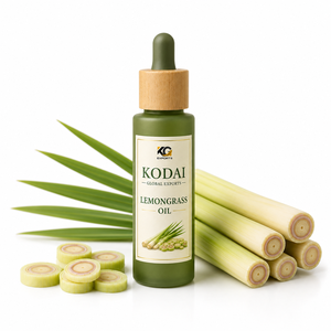 Aceite Esencial de Limoncillo de Tamil Nadu 100% Puro y Natural de Kodai Global Export, Destilado al Vapor, Aromaterapia Facial Multifuncional - Product Image 1