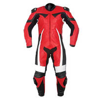 Combinaison de course moto en cuir respirant de bonne qualité, deux pièces, design personnalisé, unisexe