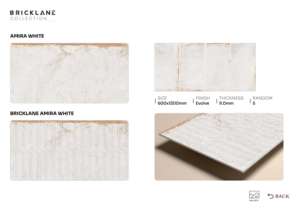 Dalle en porcelaine émaillée de luxe grande taille 600x1200mm 60x120cm 24x48 pouces – Solution décorative pour murs et sols - Product Image 3