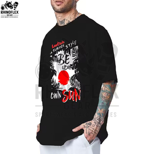 T-shirt pour homme à séchage rapide, style hip-hop, très vendu, fabricant de t-shirts imprimés DTF, t-shirt personnalisé avec logo graphique, coton - Product Image 2