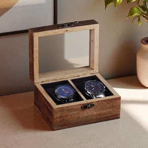 Caja de Madera para Relojes, Organizador de Relojes de Madera para 12/20 Relojes, Colección AYAANS - Product Image 4