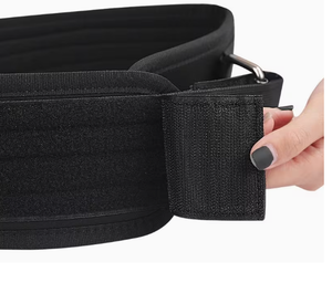 Adjustable Leather Weightlifting Support Belt with Metal Buckle Unisex Strength <b>Training</b> Waist Support Basic Protection Non-Slip - Product Image 5
