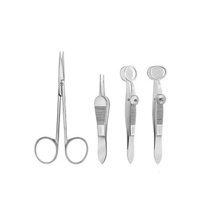 PISSCO Chalazion Surgery Kit Ophthalmic Surgical <b>Instrument</b> Kit Vitrectomy <b>Instrument</b> Set Blepharoplasty Surgical Kit Eye - Product Image 2