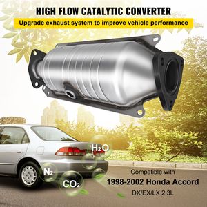 Convertidor Catalítico de Alto Flujo de Ajuste Directo para Honda Accord 2.3L 1998-2002, Acero Inoxidable - Product Image 2