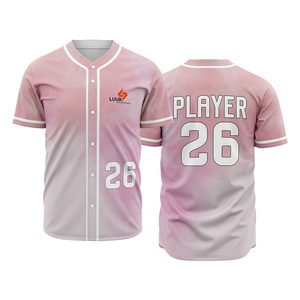 Camiseta de Béisbol Personalizada para Hombre, Transpirable, de Secado Rápido, de Manga Corta, de Alta Calidad, con Estampado Digital, para Softbol - Product Image 3
