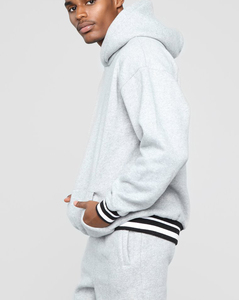 ชุดวอร์มผู้ชายสีน้ำเงินใหม่ ชุดออกกำลังกาย ชุดชั้นในระบายอากาศ ชุดฤดูหนาวน้ำหนักเบา ยูนิเซ็กซ์ โพลีเอสเตอร์/คอตตอน มีเชือกผูก - Product Image 2