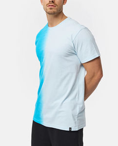 Vêtements de sport en gros, prix FOB, t-shirts unisexes vierges, impression de logo personnalisé, 8 couleurs, sublimation, col rond, t-shirts unis pour hommes - Product Image 4