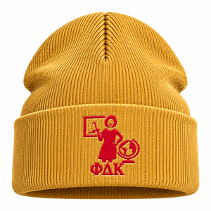 Bonnet en tricot PDK pour femme – Chapeau d'hiver confortable avec broderie de lettres décorative, tissu doux et style classique pour le quotidien - Product Image 4