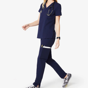 Tenues d'infirmière unisexes confortables et extensibles, conçues pour le travail actif, douces, respirantes, coupe ajustée, durables, idéales pour l'hôpital - Product Image 4